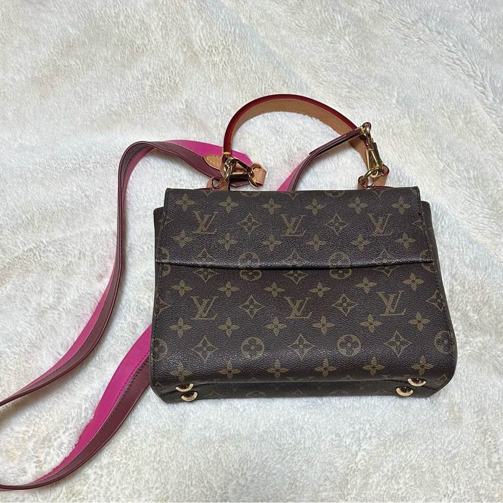 Louis Vuitton Monogram Cluny BB Bordeaux Fuchsia